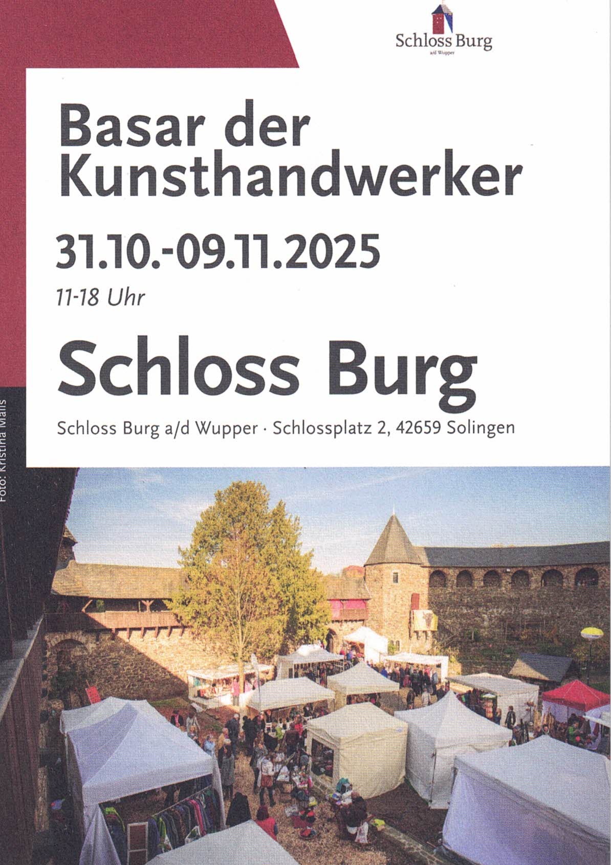 Foto von Basar der Kunsthandwerker auf Schloss Burg(Solingen)